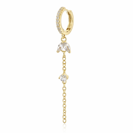 Half Butterfly Chain - Gold