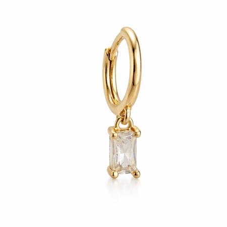 Rectangular Stone - Gold