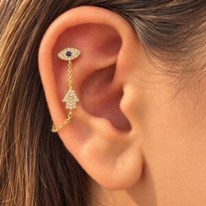Hamsa Eye Chain